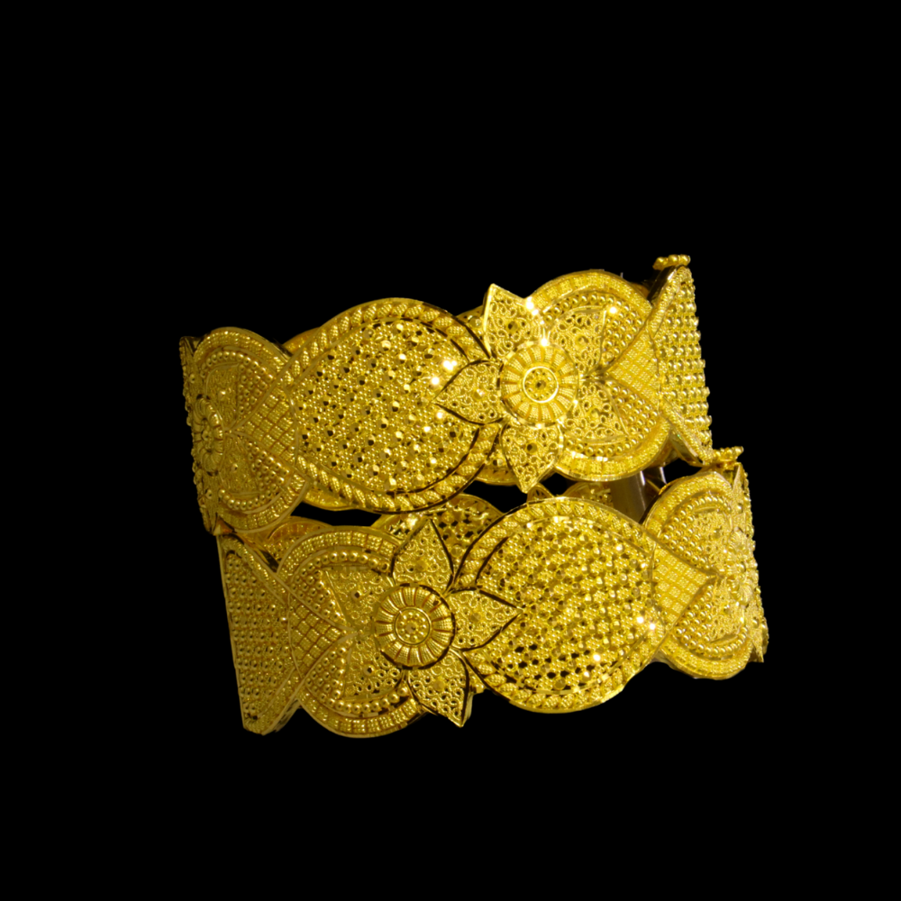22K Gold Bangle Bracelet
