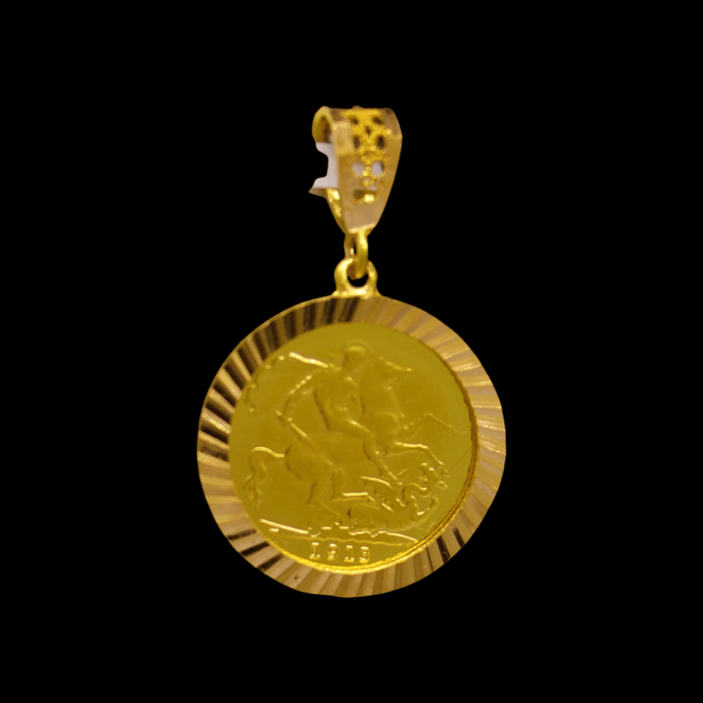 21K Gold Pendant  