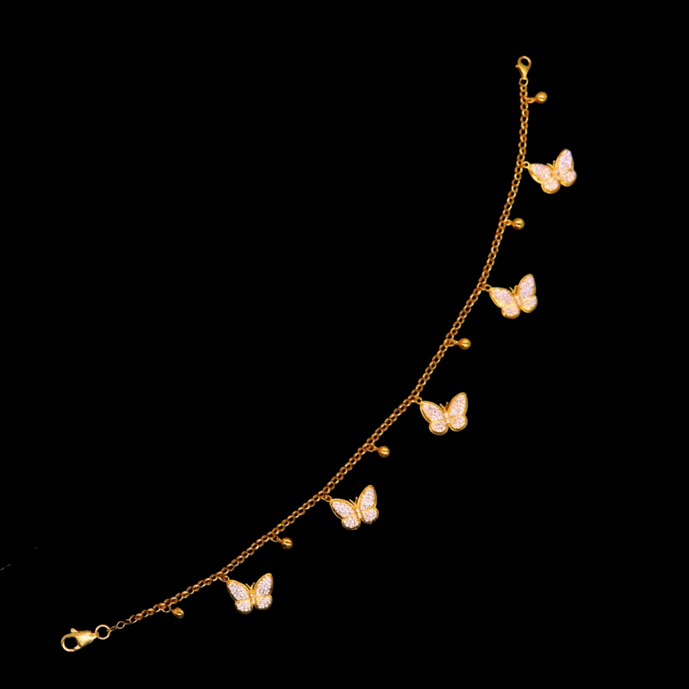 21k Gold Anklet    