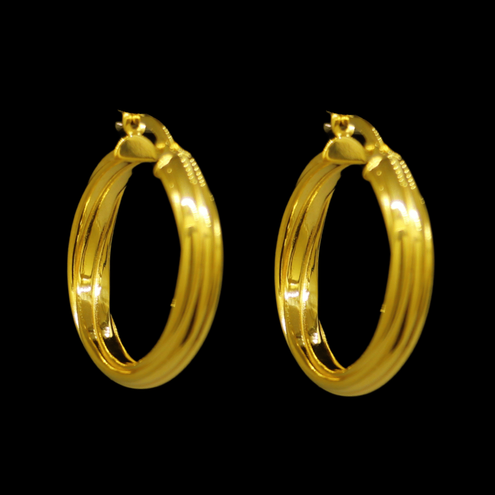 21K Gold Earrings    