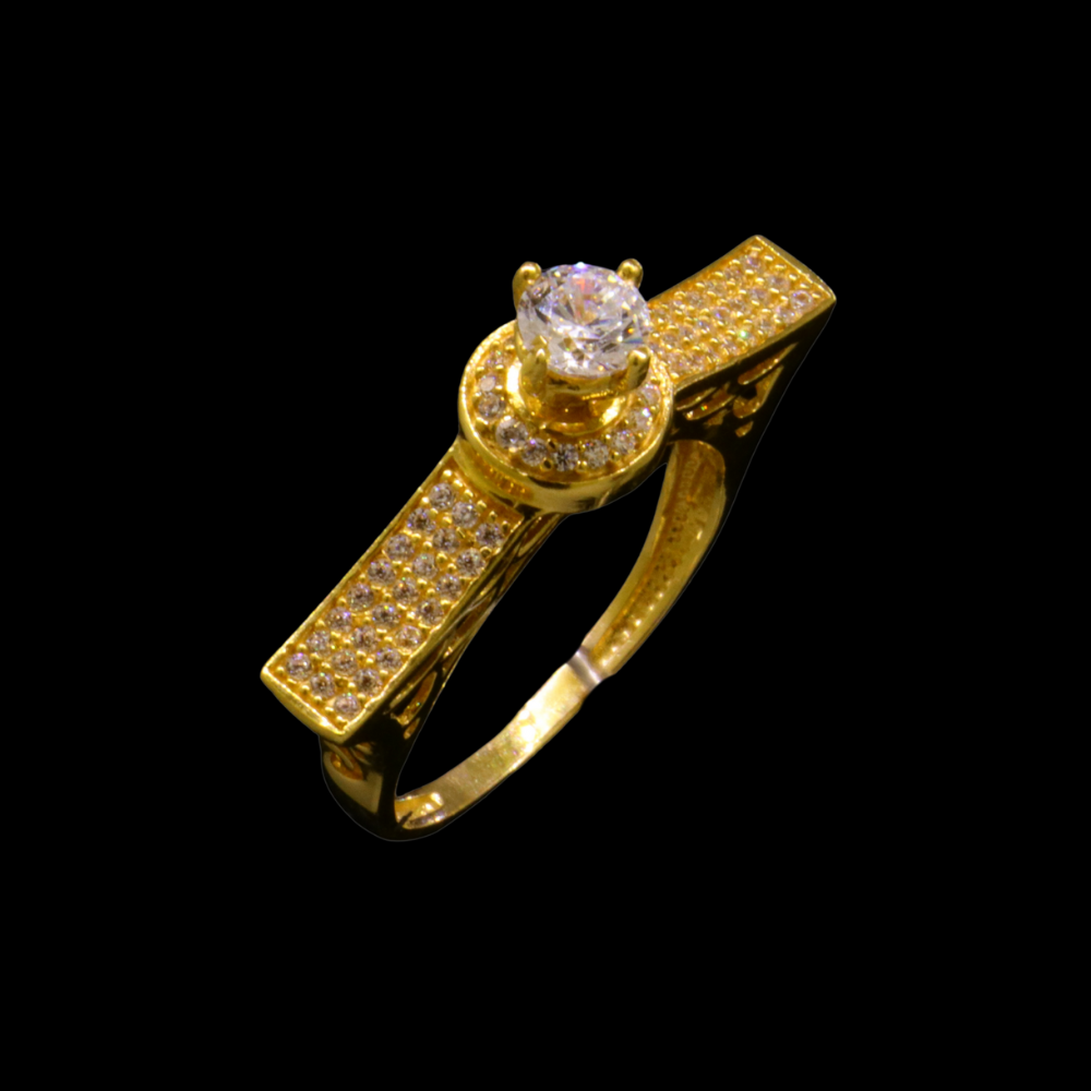 21K Gold Bridal Ring