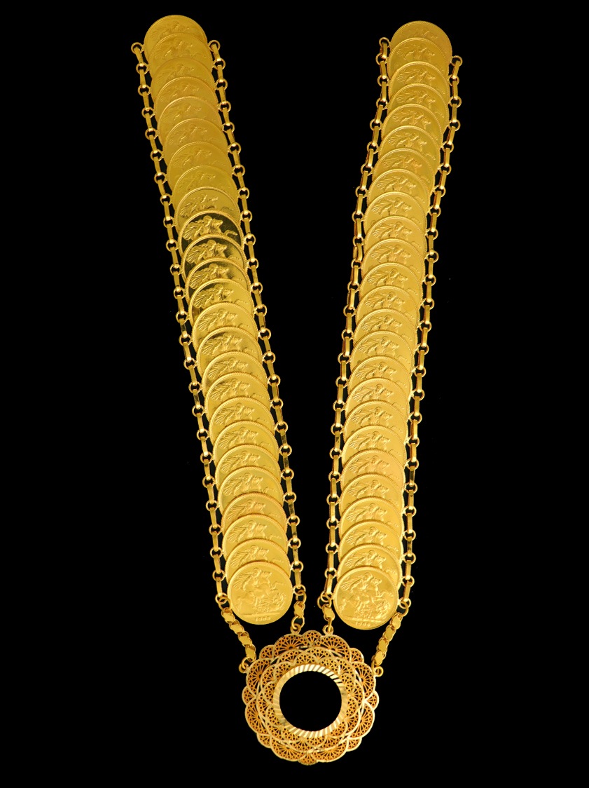 21K Gold Coin Necklace