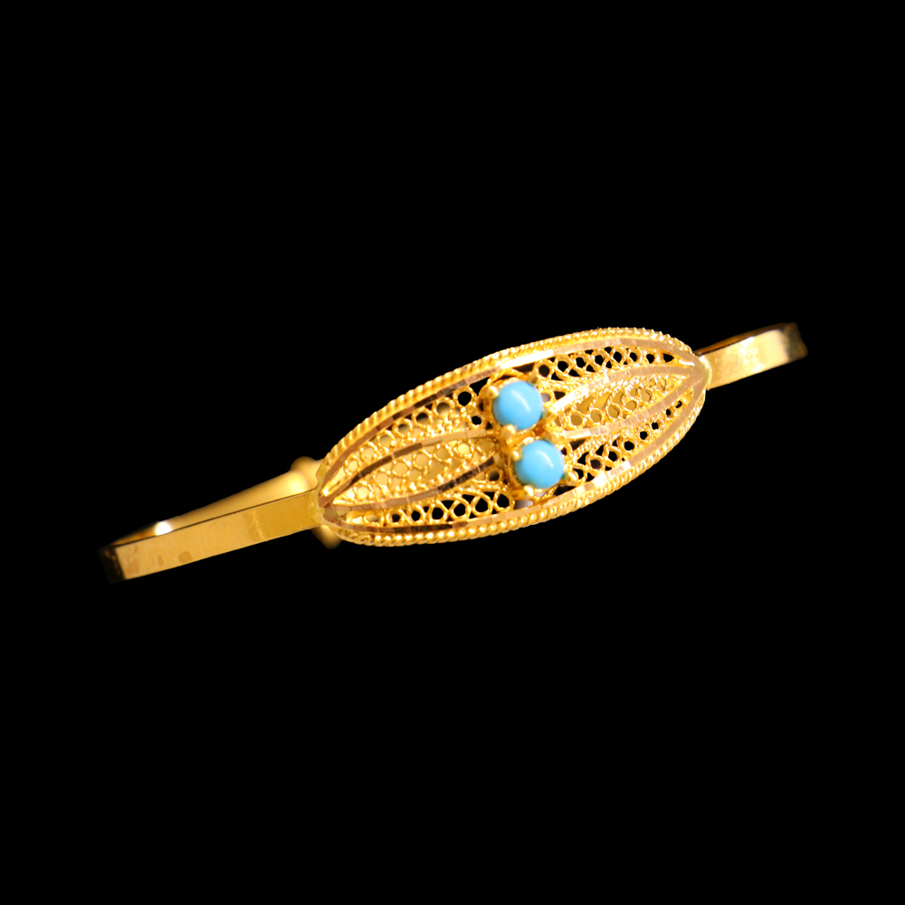 21k Gold Baby Bangle Bracelet 