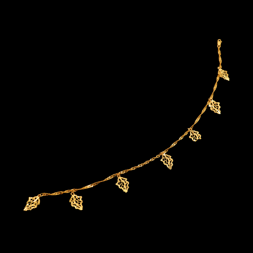 21K Gold Anklet  