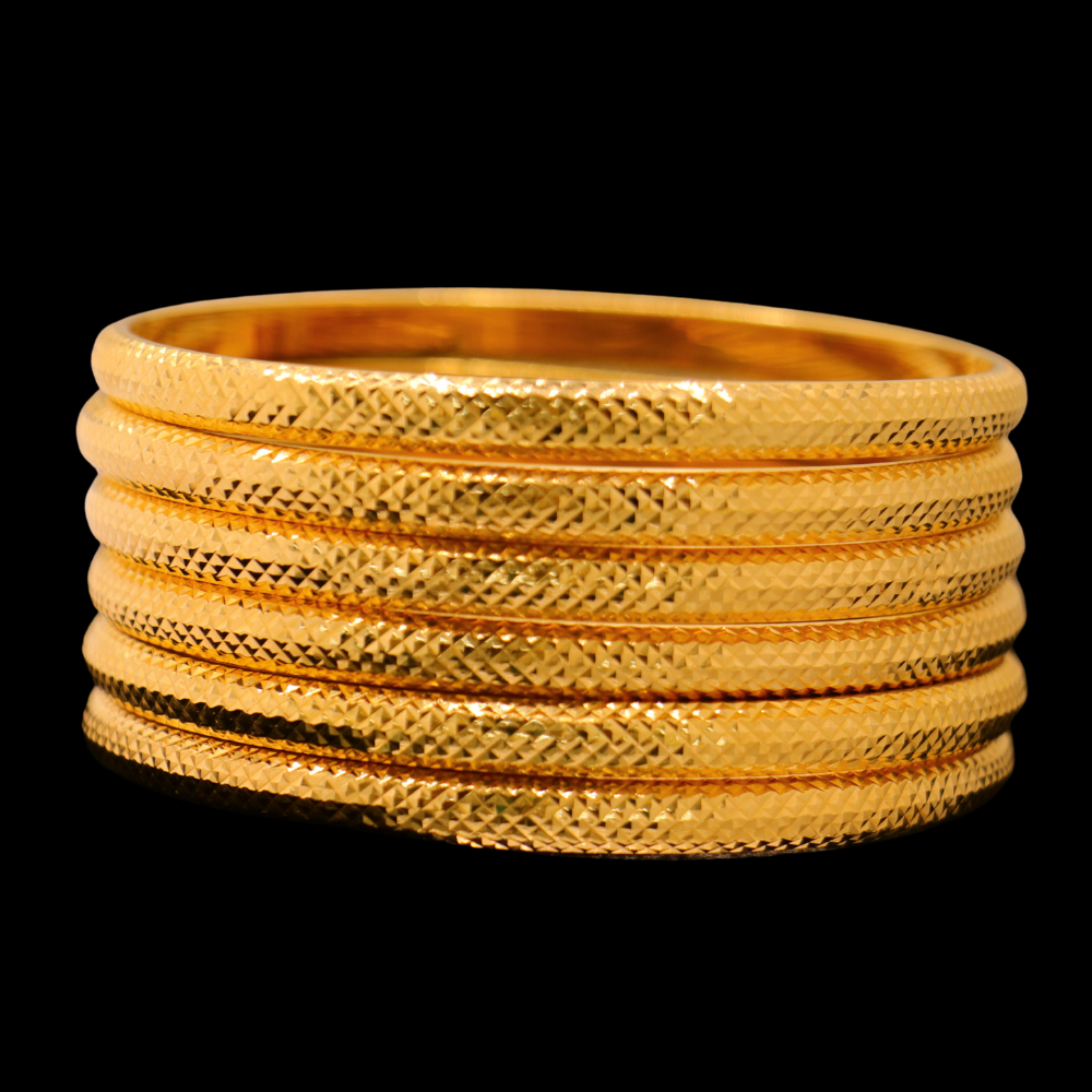 21K Gold Bangle Set (M)