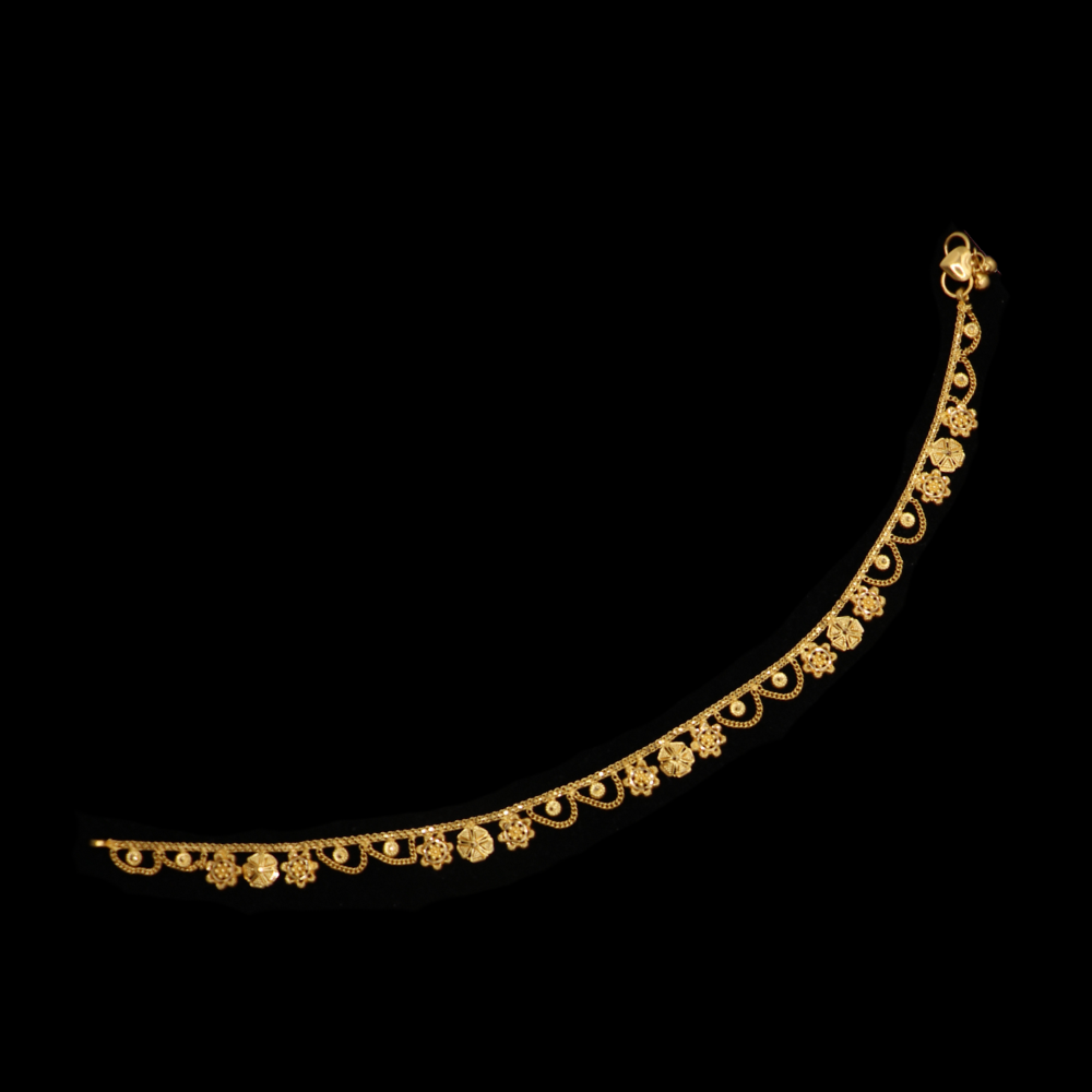 22K Gold Anklet