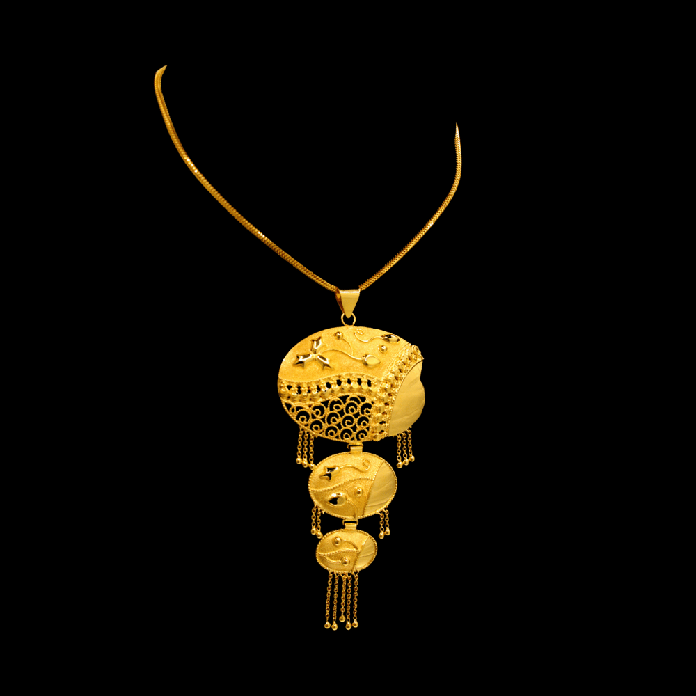 21K Gold Necklace 