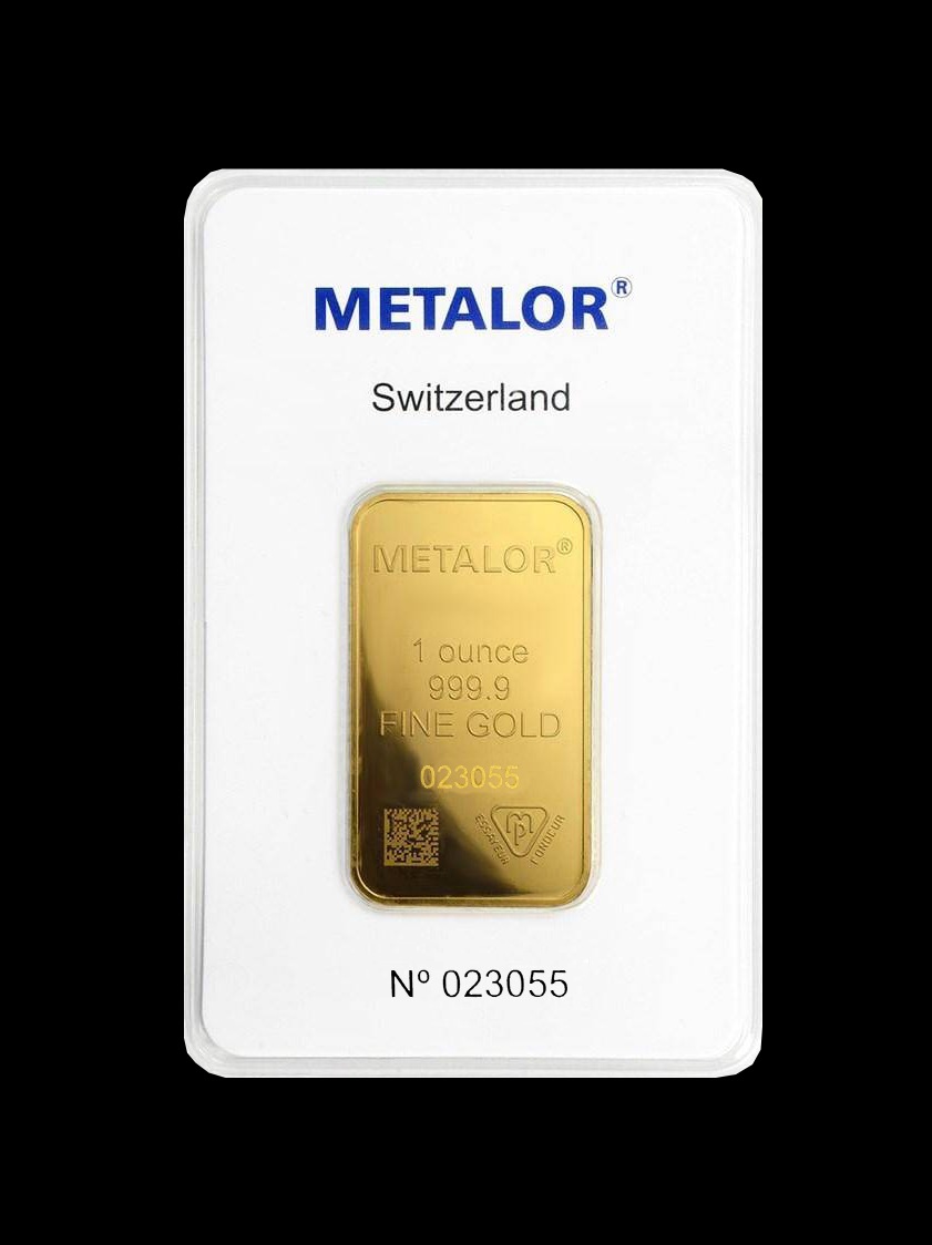 1 oz Metalor Gold Bar