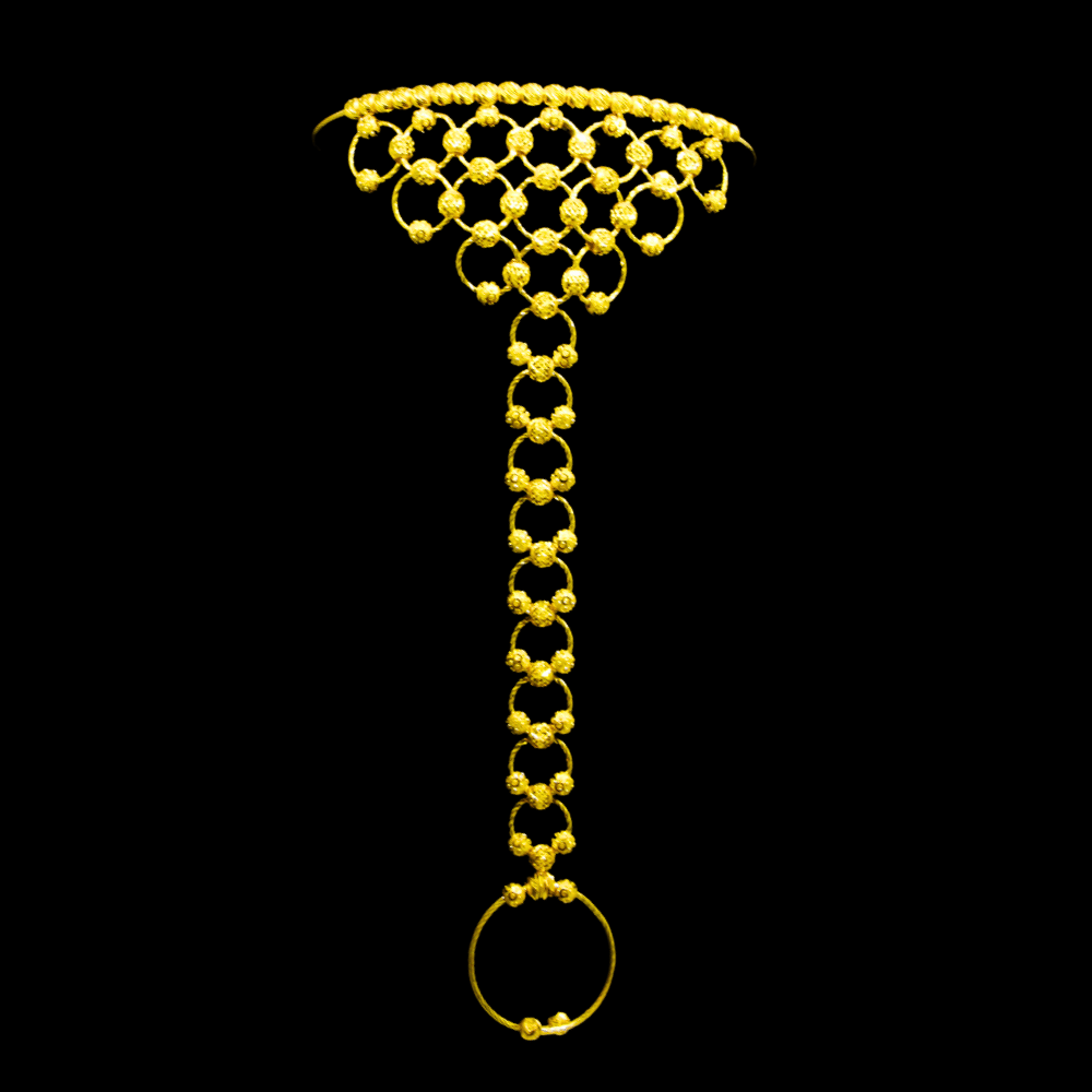 22k Gold Hand Bracelet