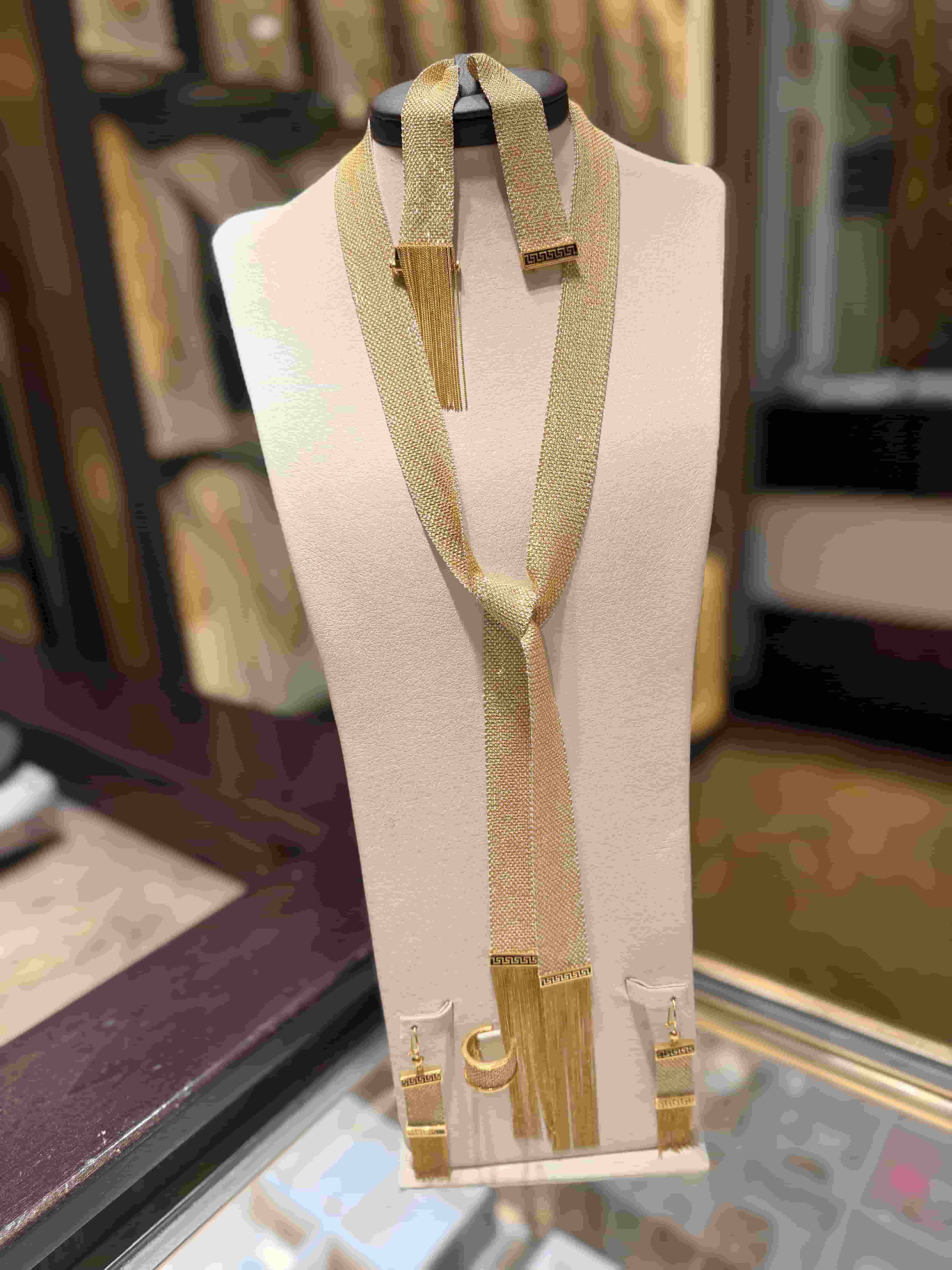 21K Gold Necklace Set 