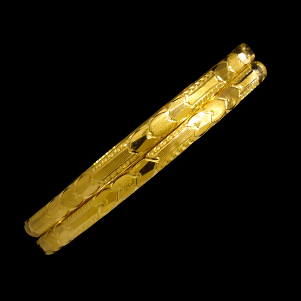 21K Gold Bangle Set (L)