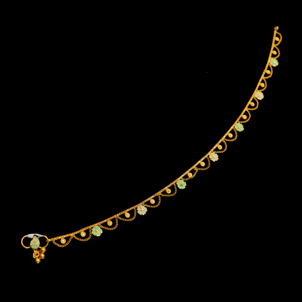 22K Gold Anklet | SD31077