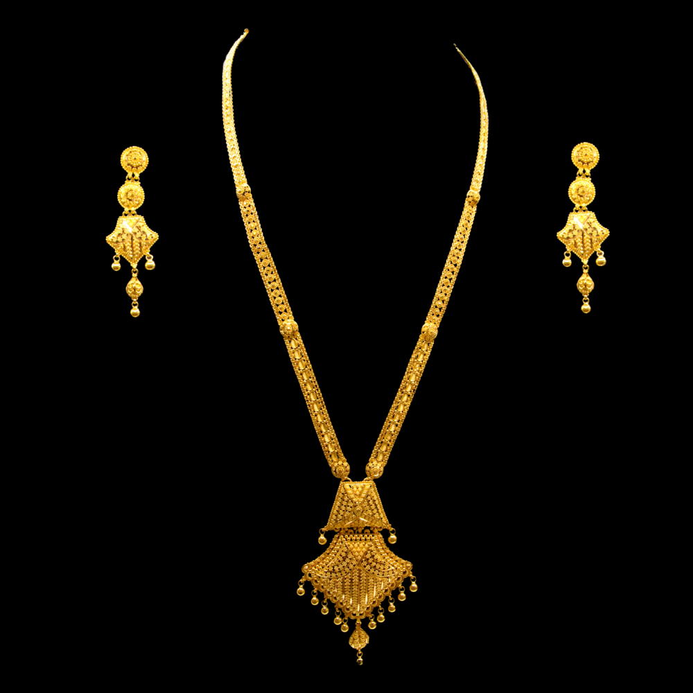 22K Gold Necklace Set