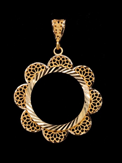 21k Gold Coin Frame