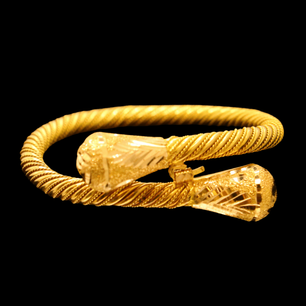 21k Gold Bangle Bracelet  
