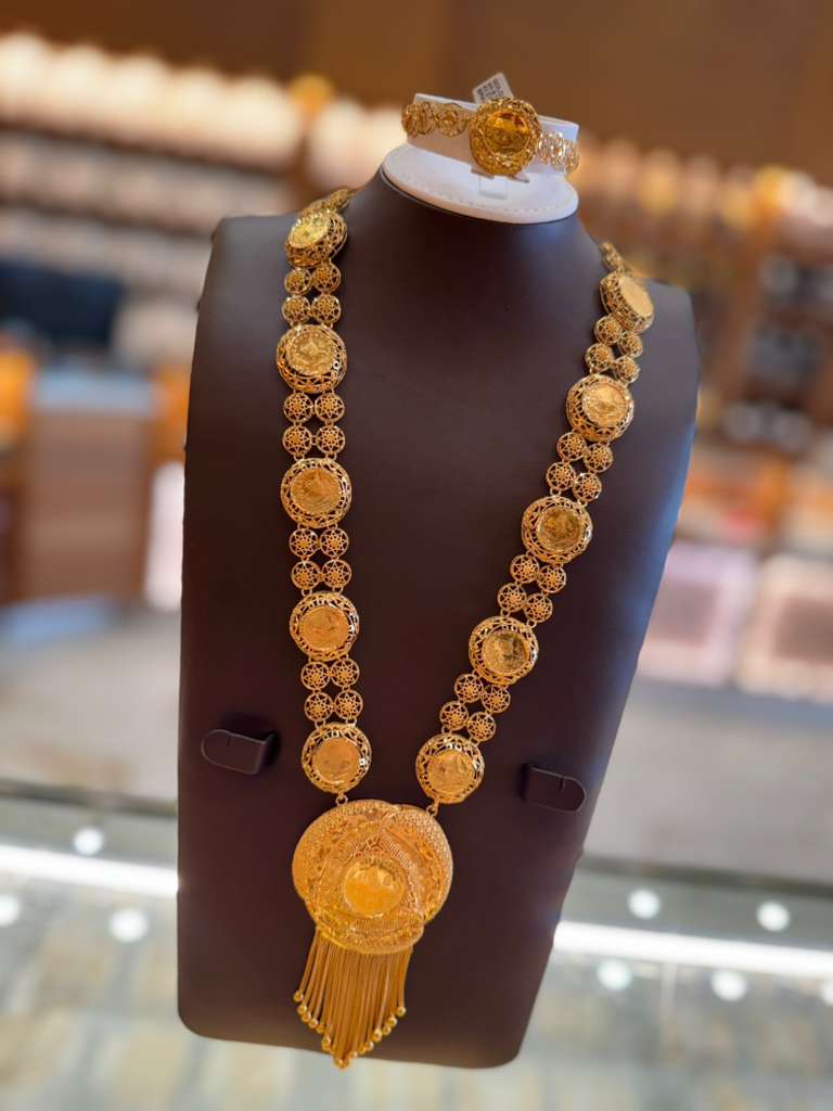 21K Gold Necklace Set 