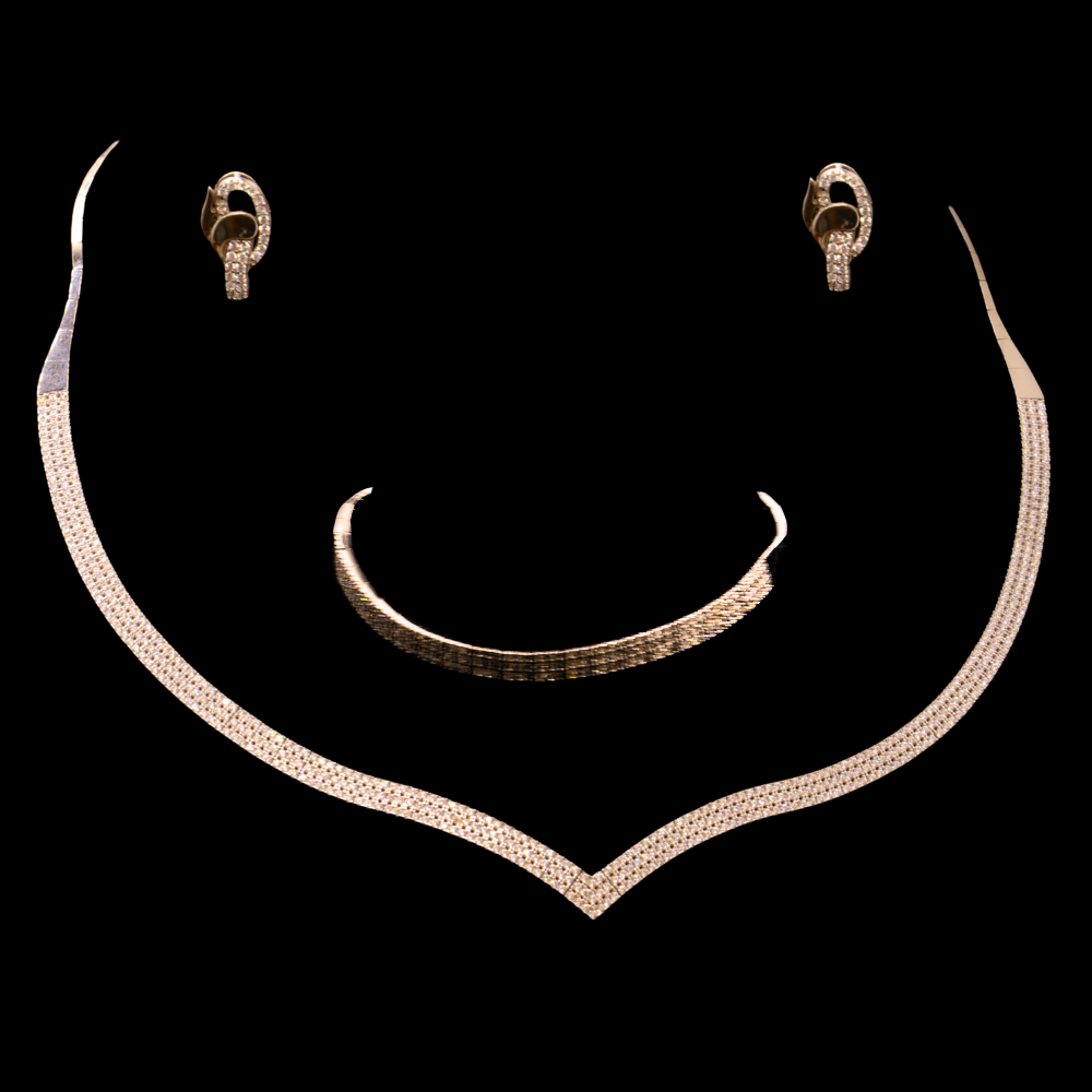 18K Gold Necklace Set