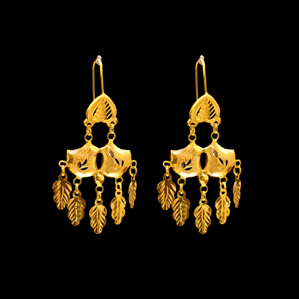 21K Gold Earrings  