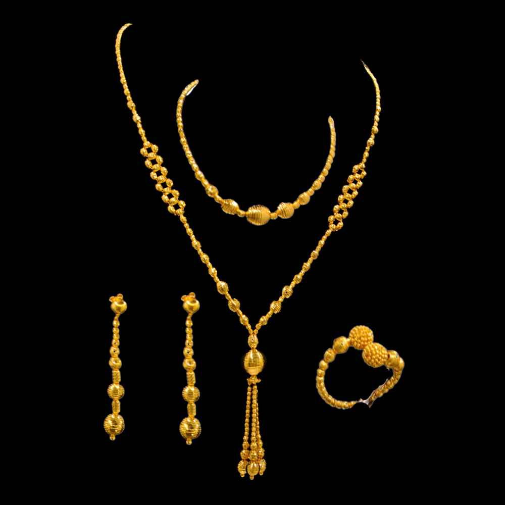 21K Gold Necklace Set