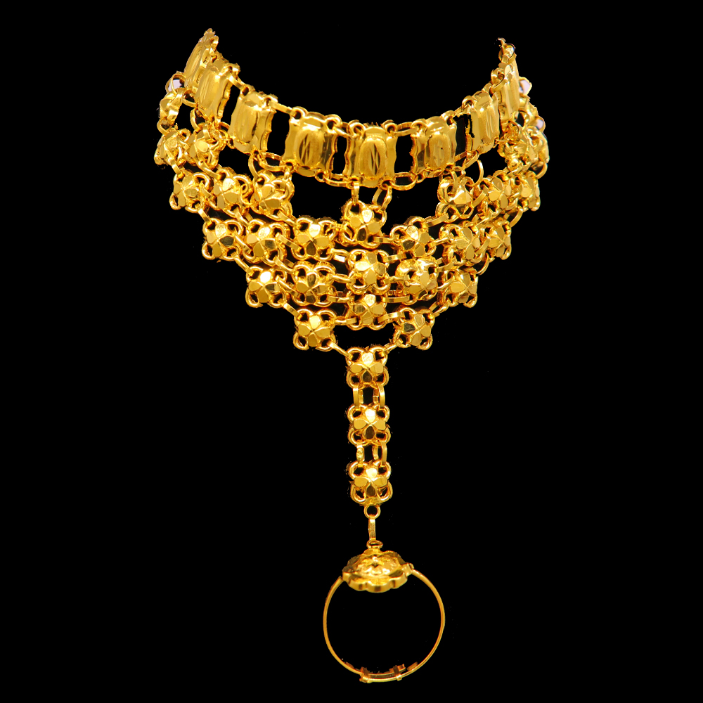 21K Gold kids Hand Bracelet  