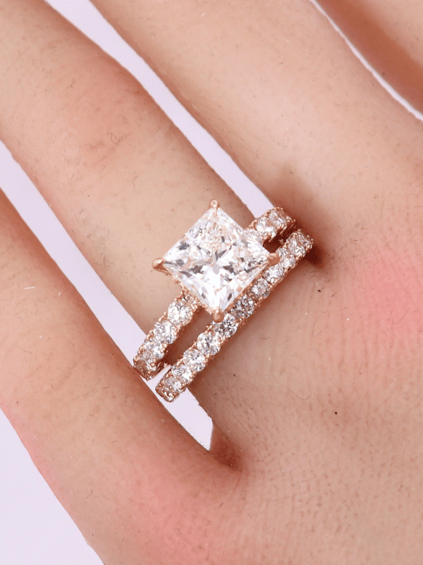 Lab Grown Diamond Bridal Set   