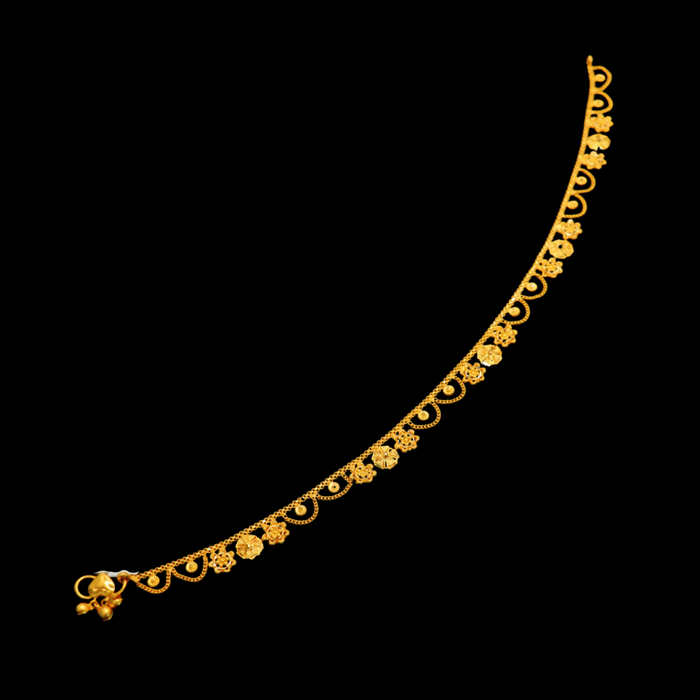 22K Gold Anklet  