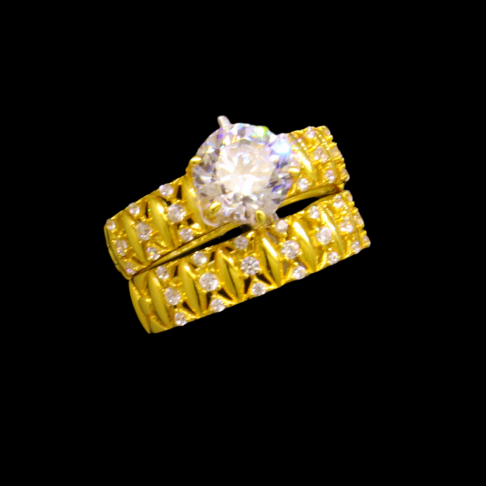 21K Gold Bridal Ring