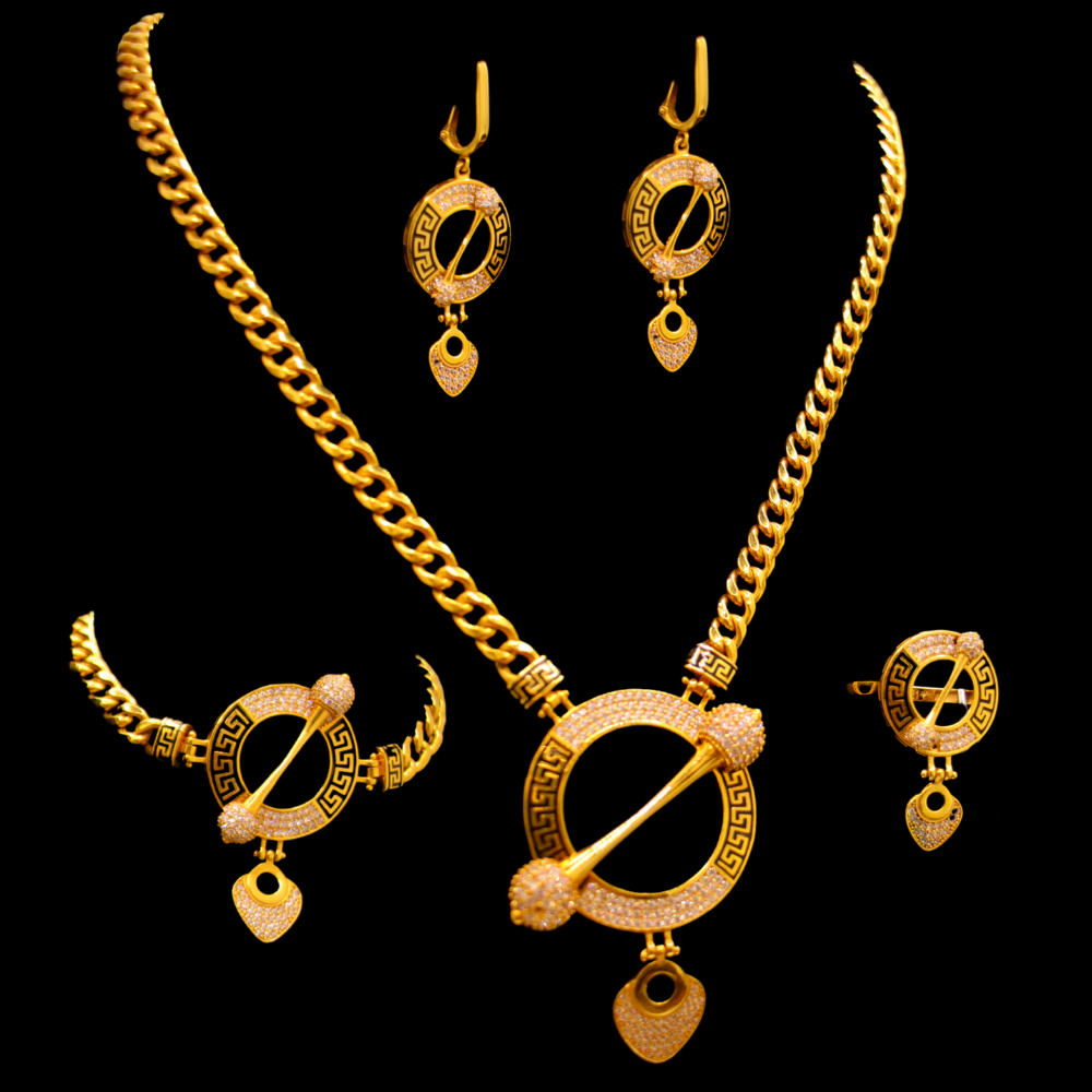 21K Gold Necklace Set