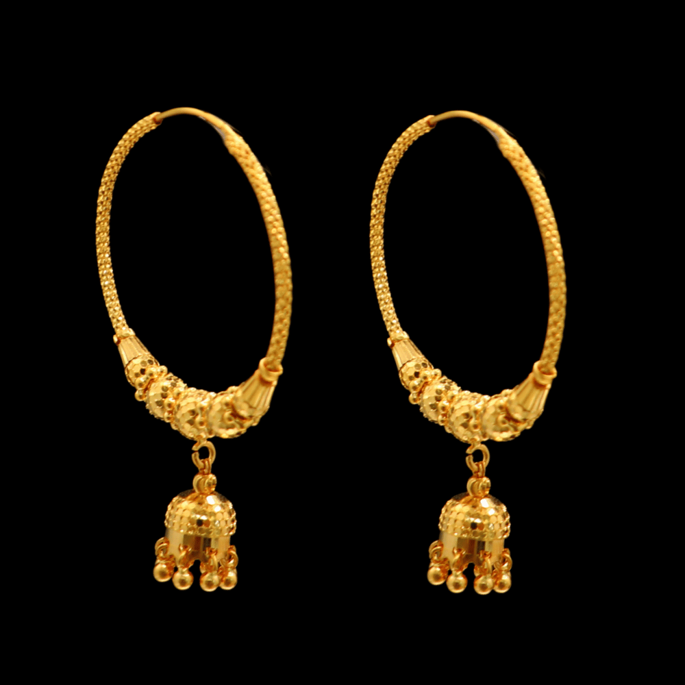 22K Gold Earrings    