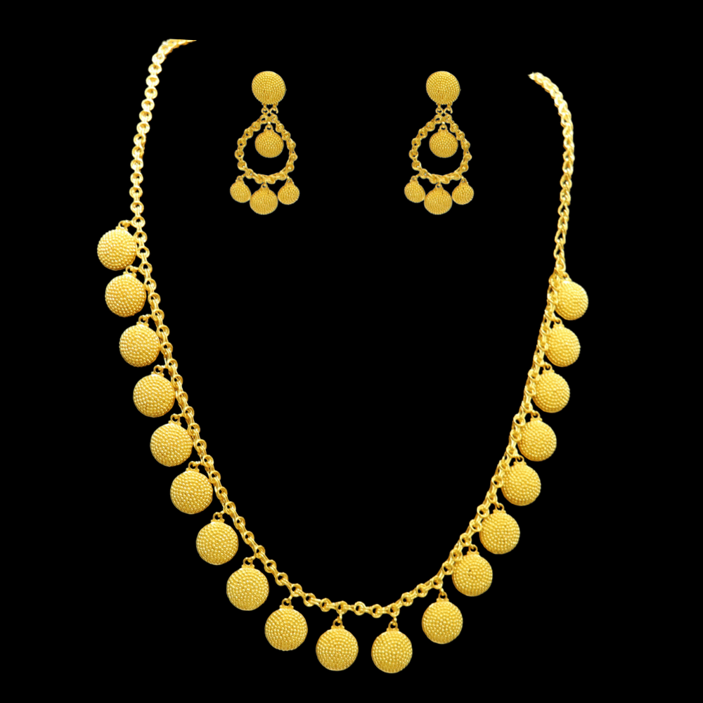 22K Gold Necklace Set 