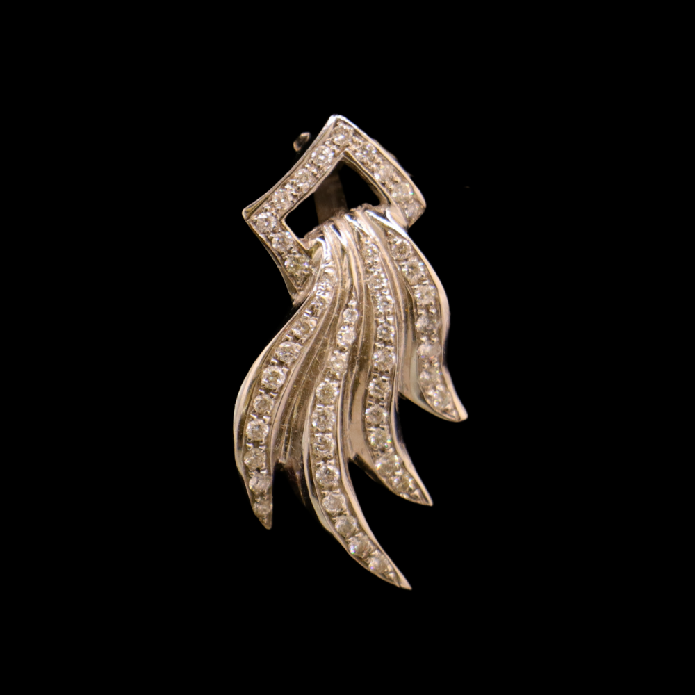 18K White Gold Pendant