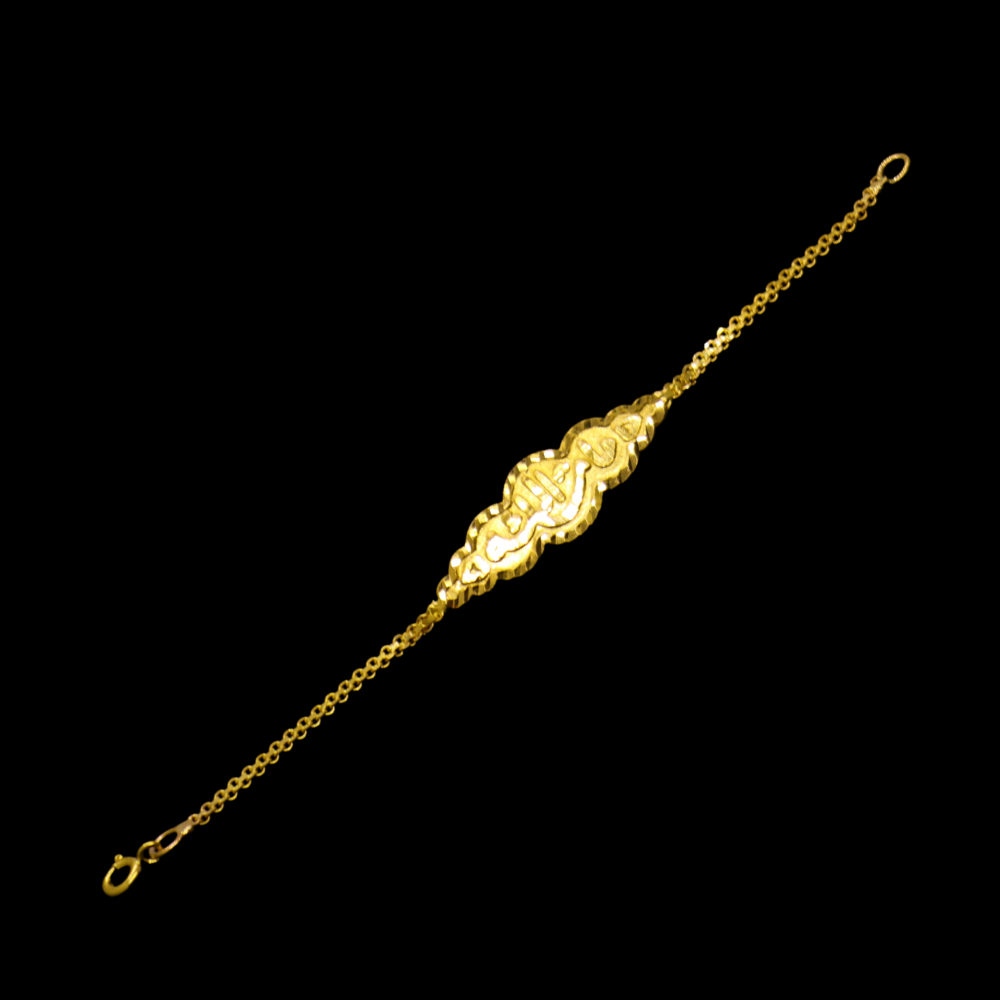 21K Gold Baby Bracelet