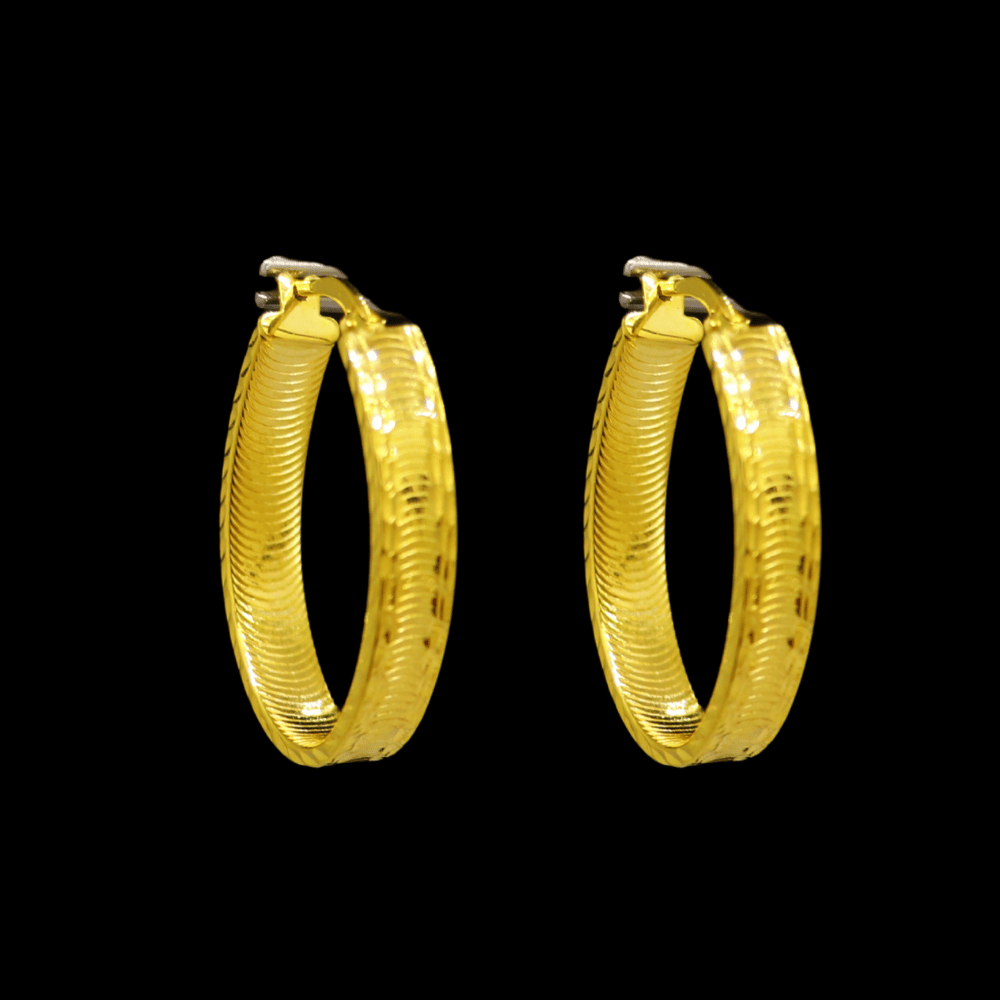 21K Gold Earrings    