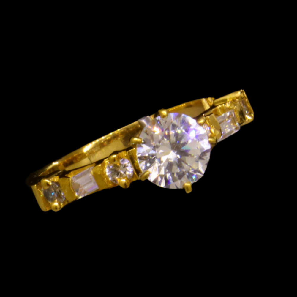 21K Gold Bridal Ring