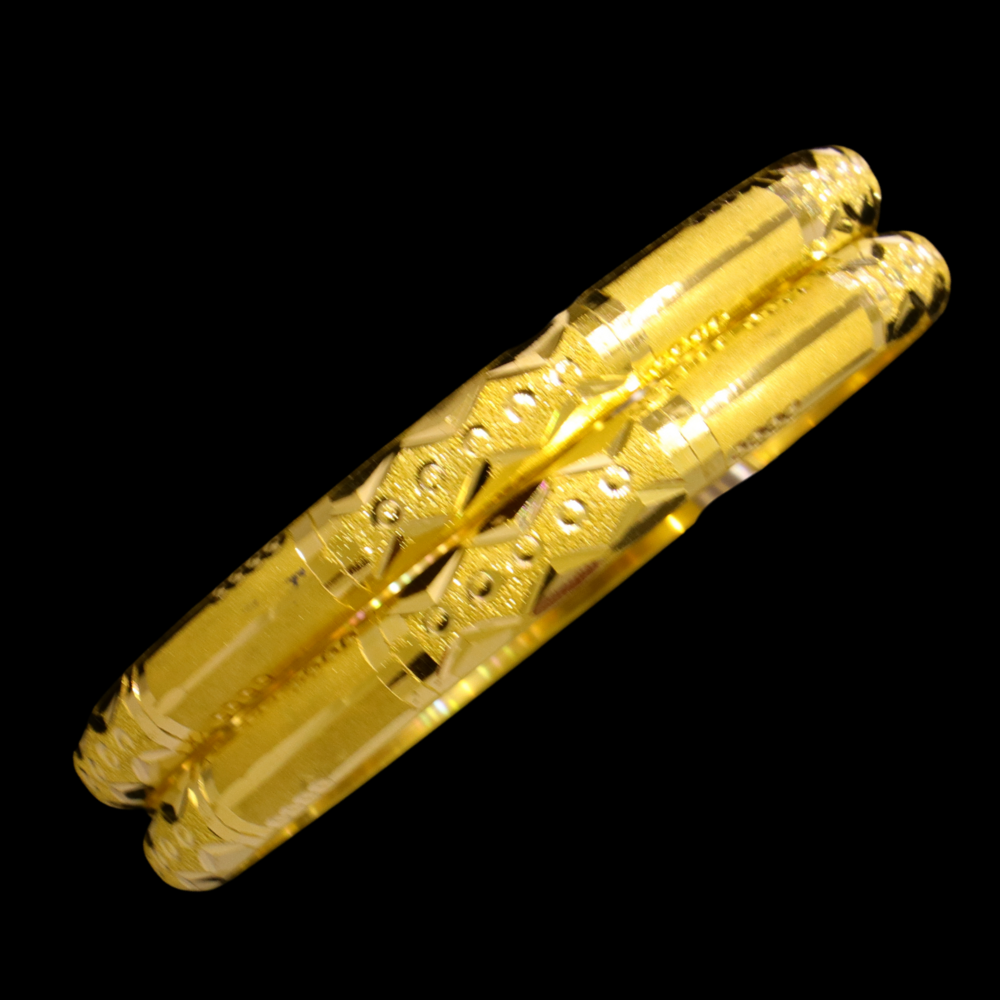 21K Gold Bangle Set (S)
