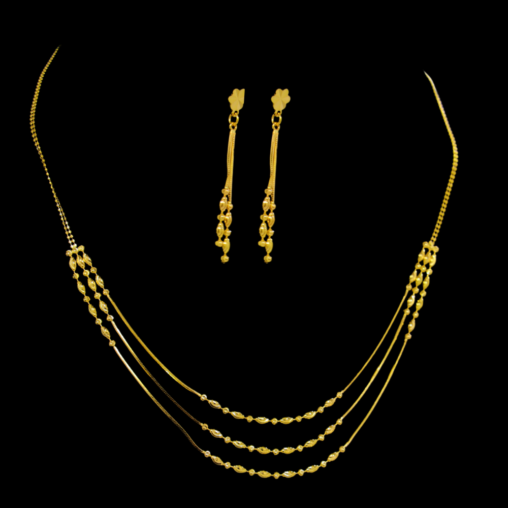 22K Gold Necklace Set