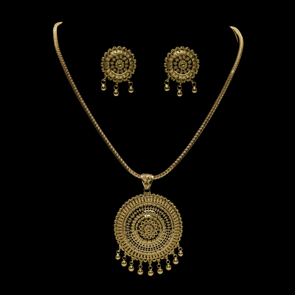 22K Gold Necklace Set  