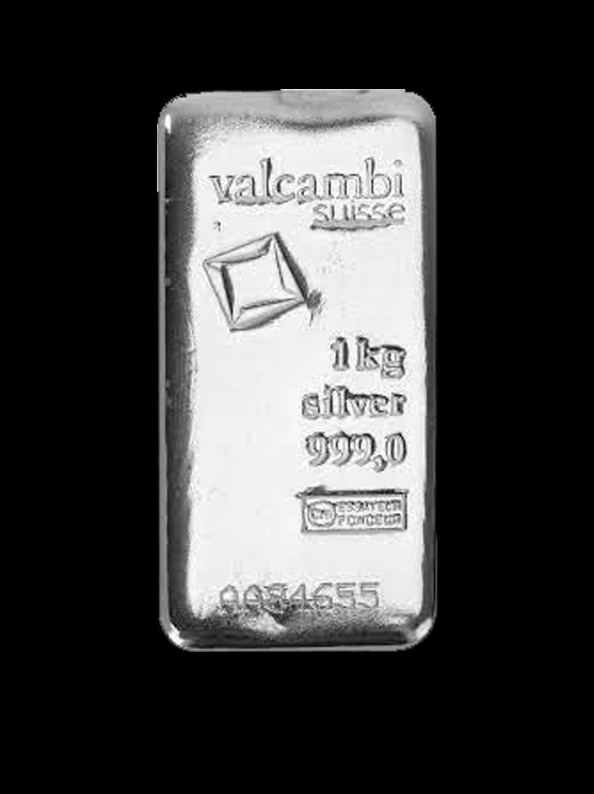 1 Kg Silver Bar Valcambi