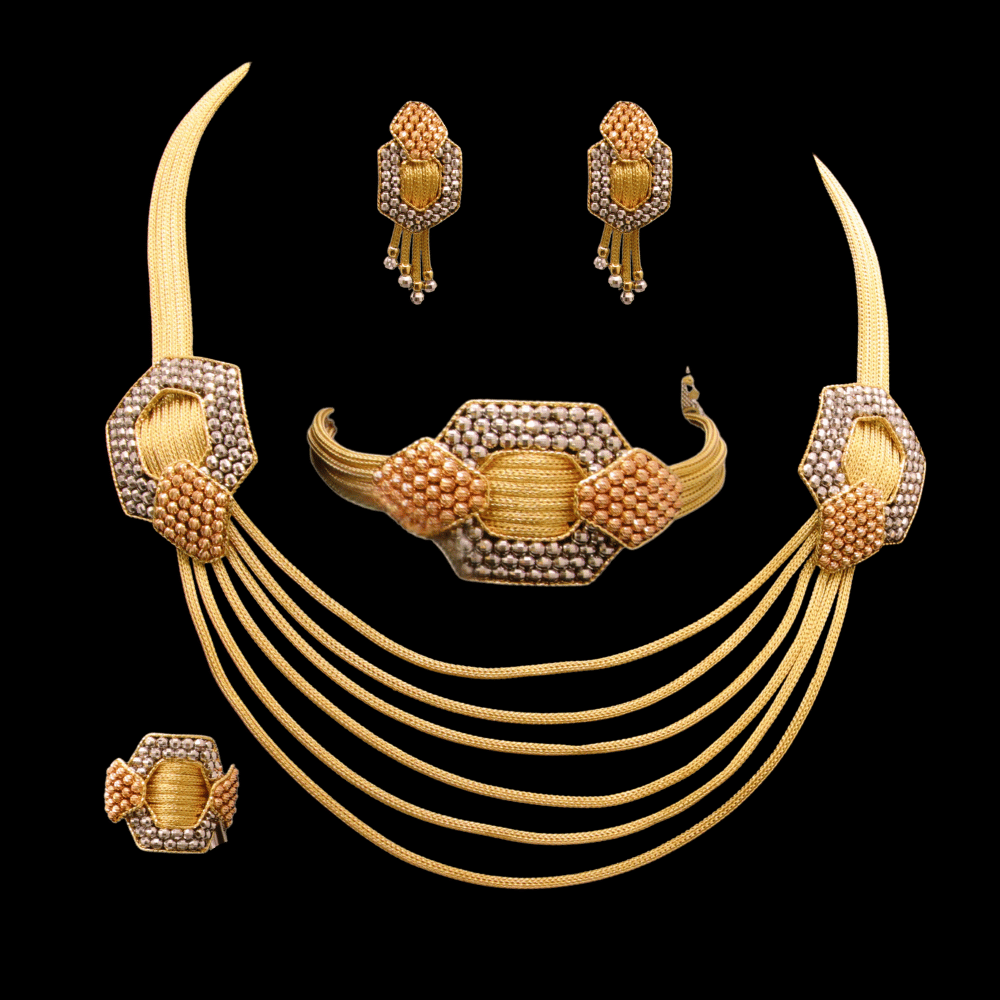 18K Gold Necklace Set  