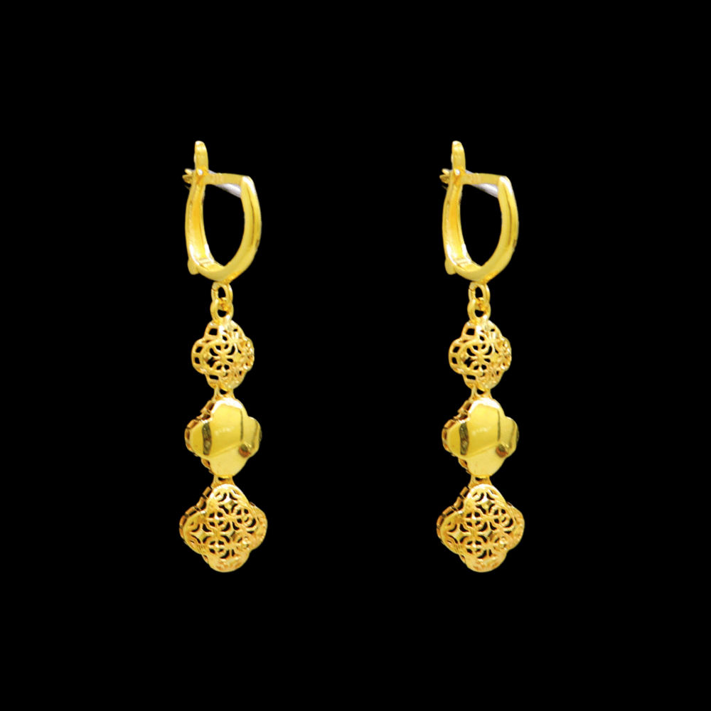 21K Gold Earrings   