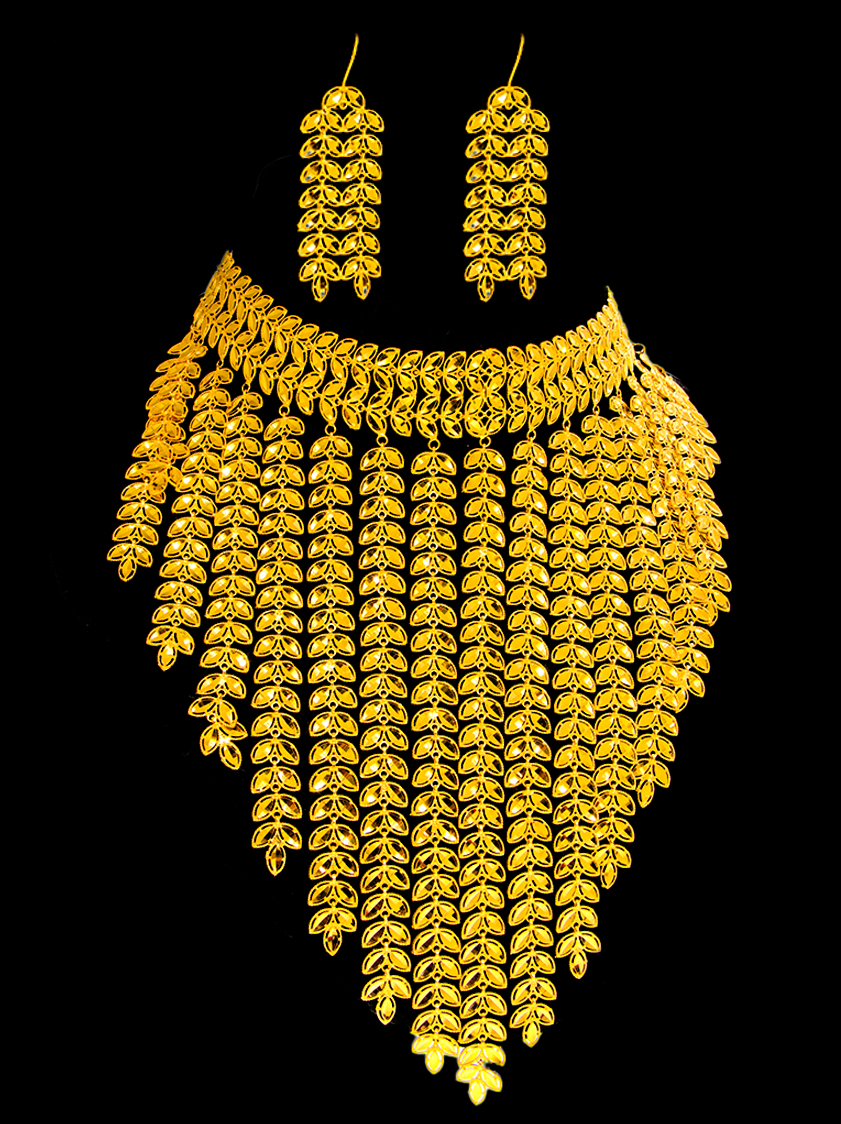 21K Gold Necklace Set