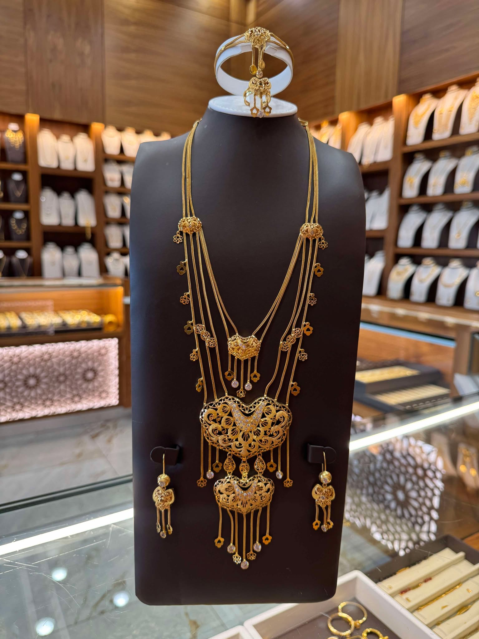 21K Gold Necklace Set