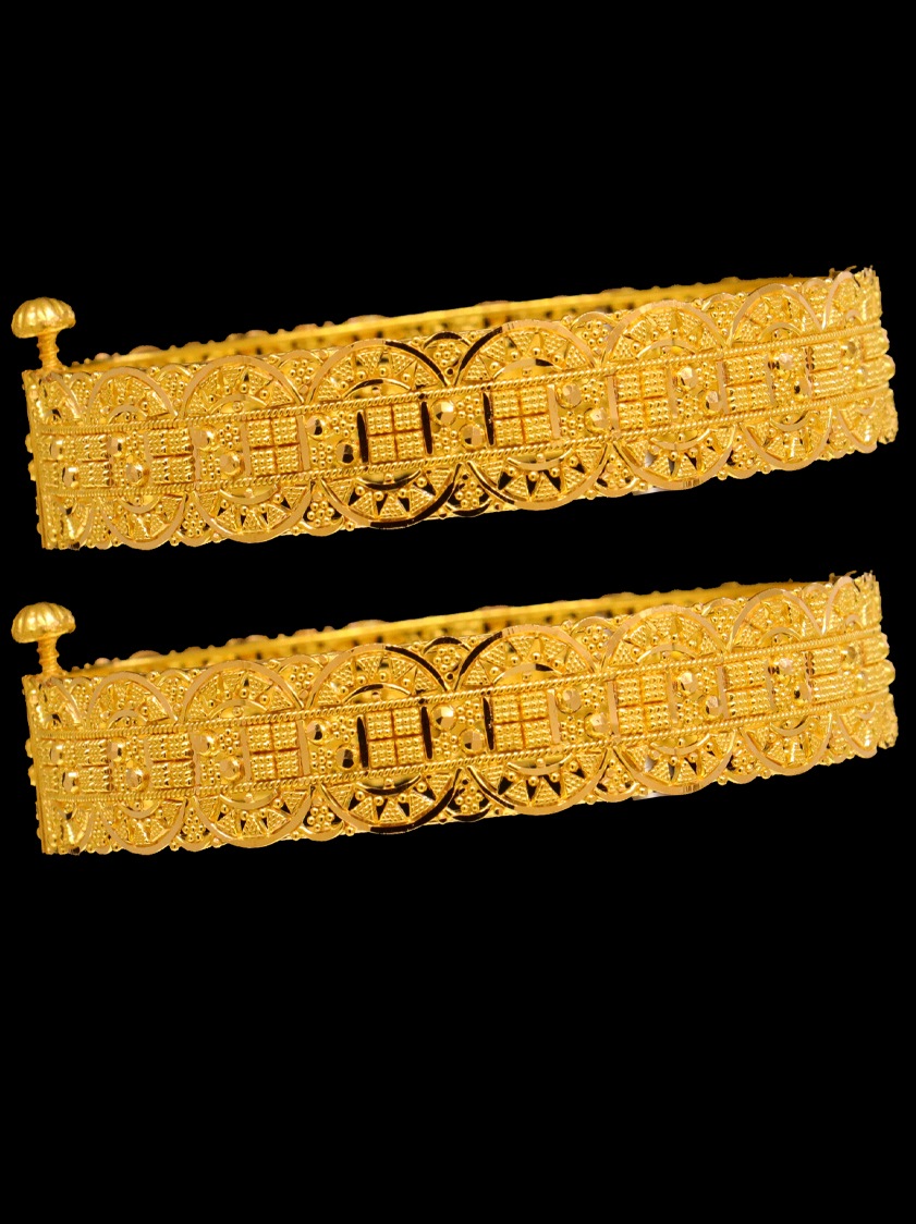 22K Gold Bangle Bracelets