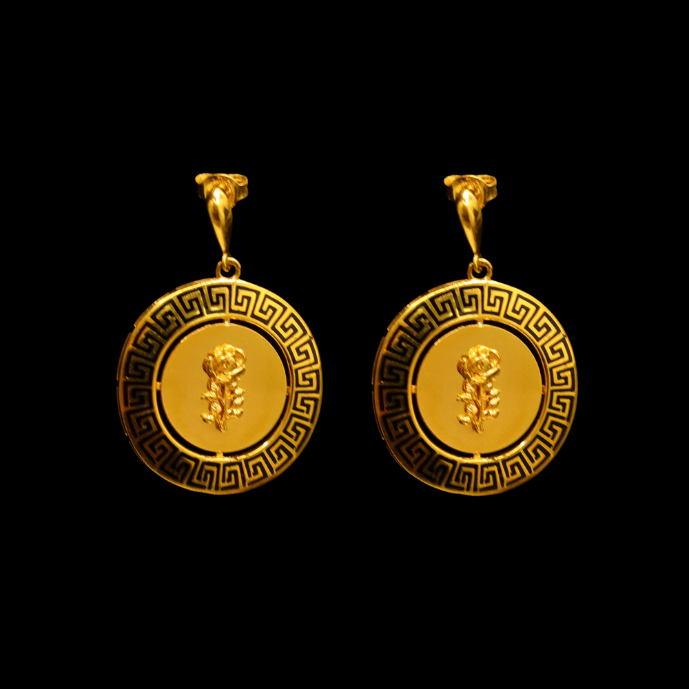 21K Gold Earrings | SD28687