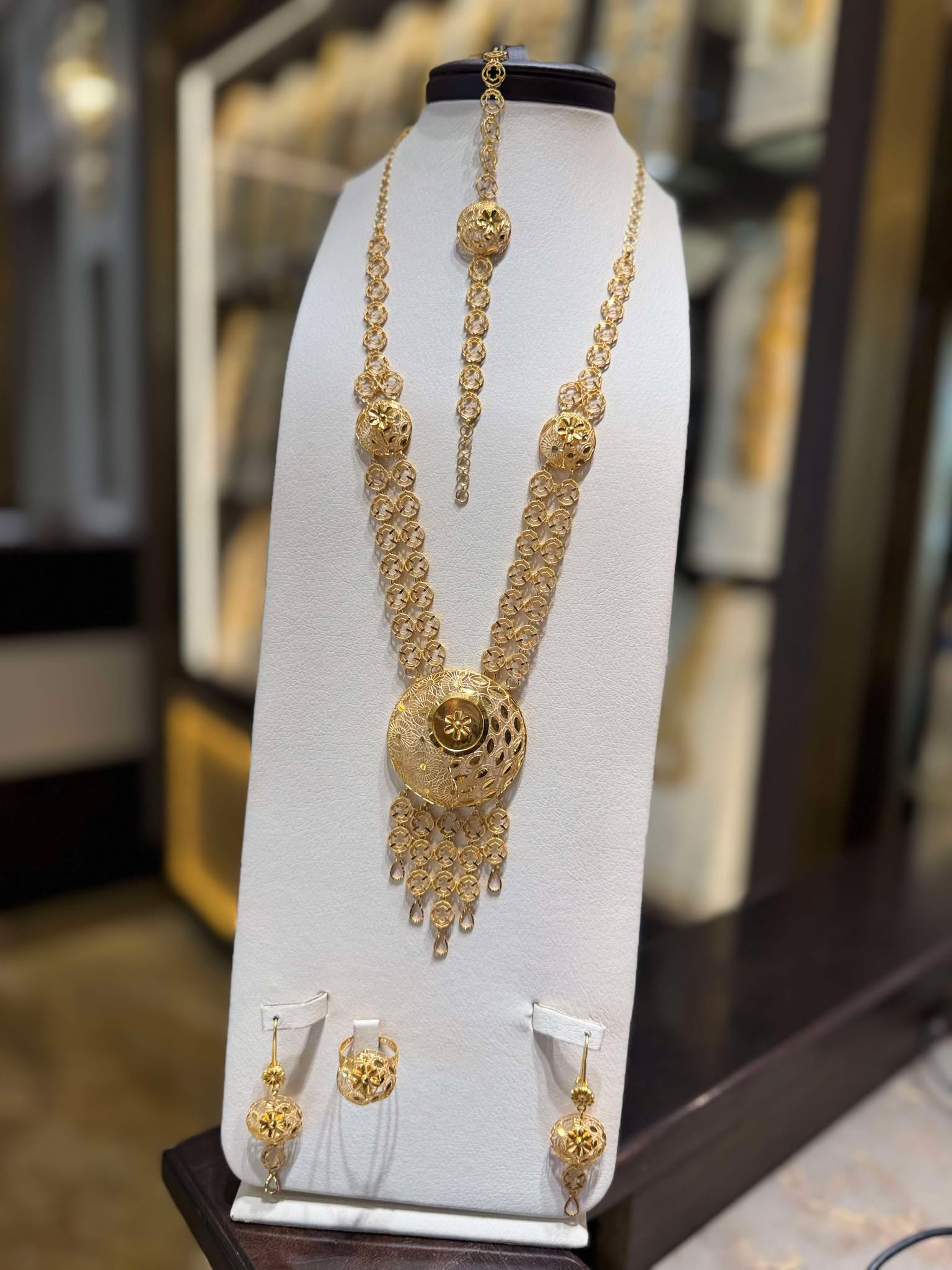 21K Gold Necklace Set 