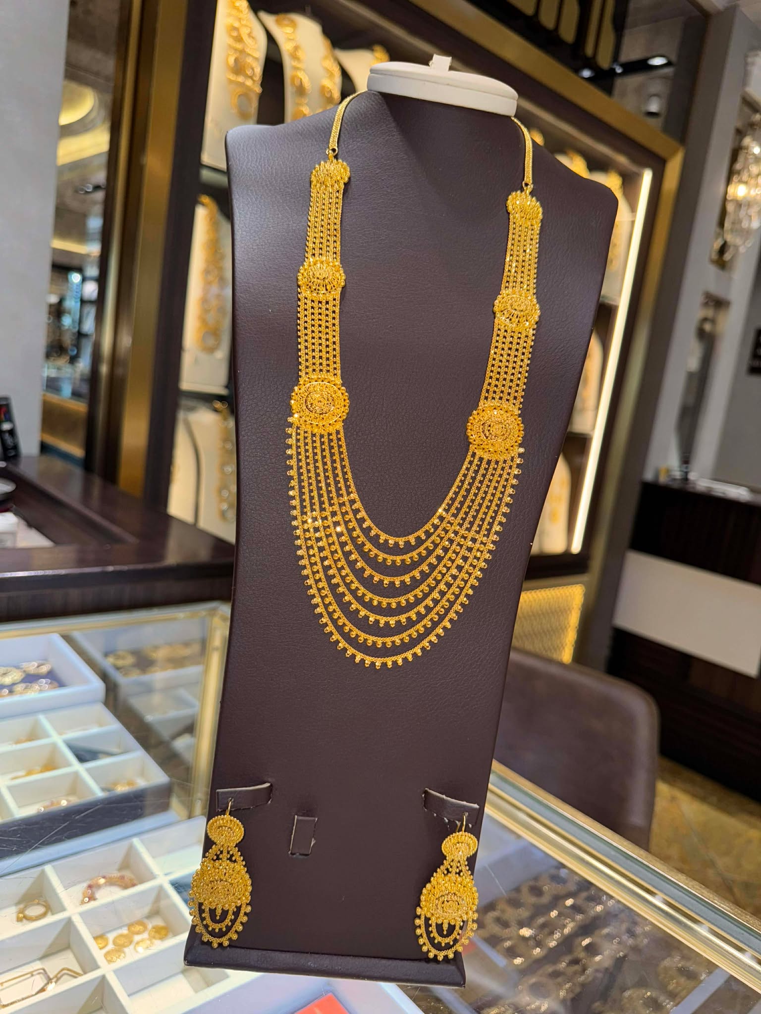 21K Gold Necklace Set
