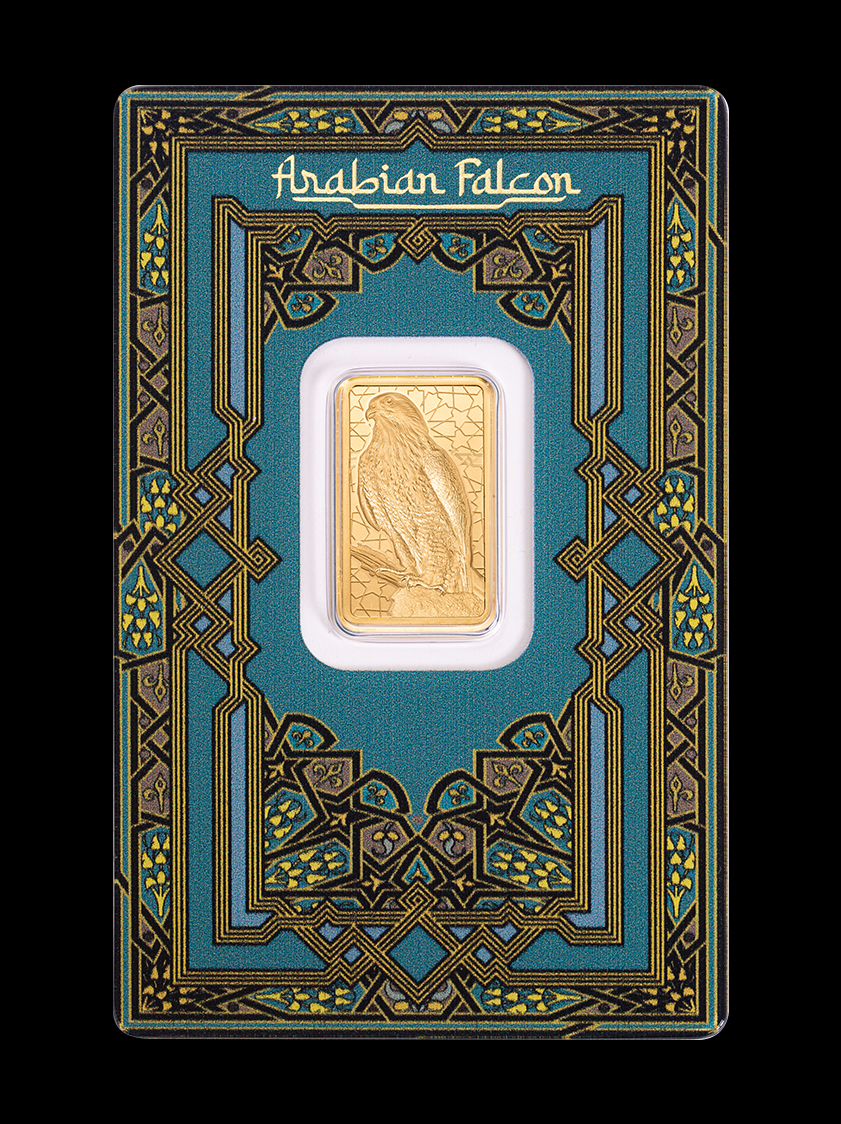Arabian Falcon 5g Pure Gold Bar