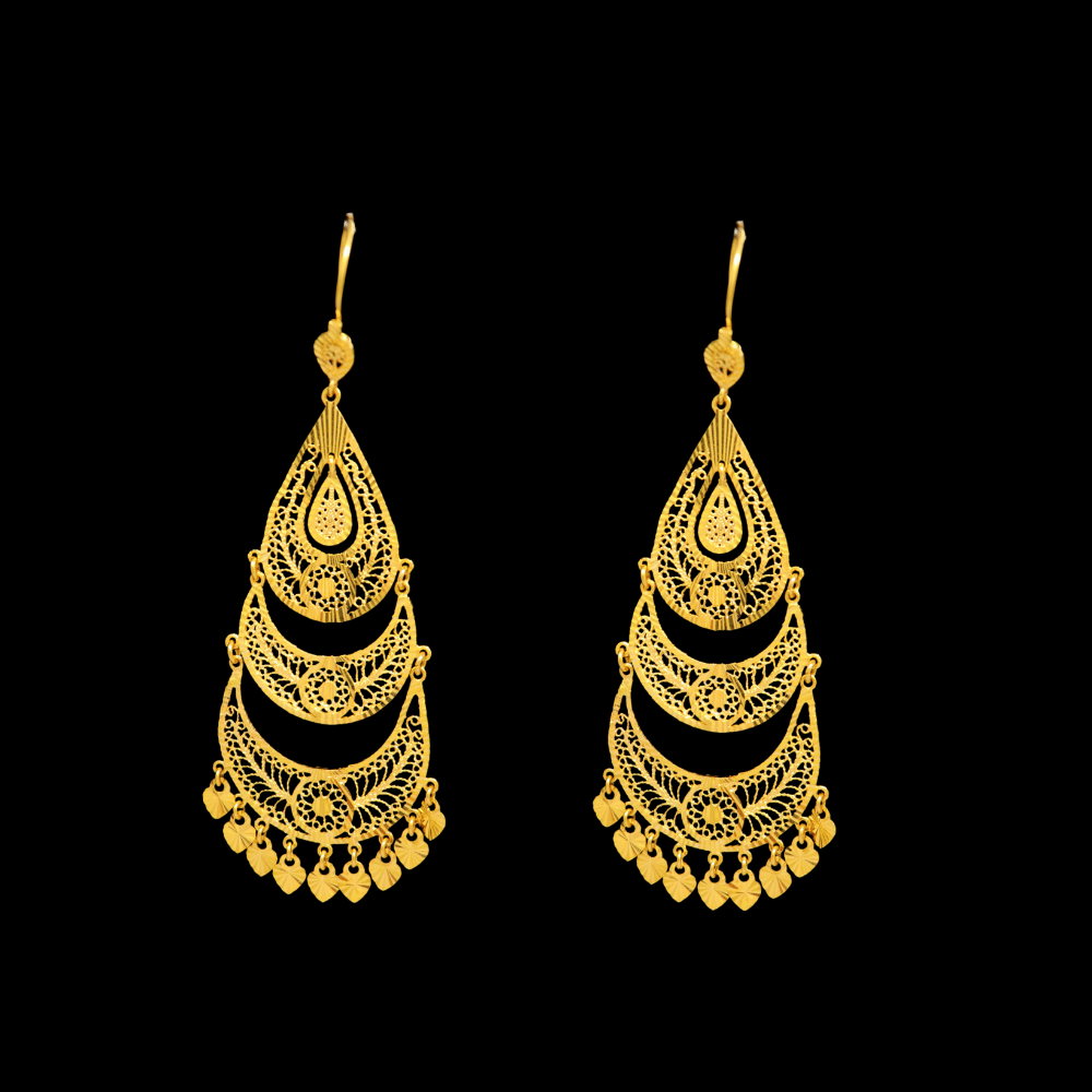 21K Gold Earrings    