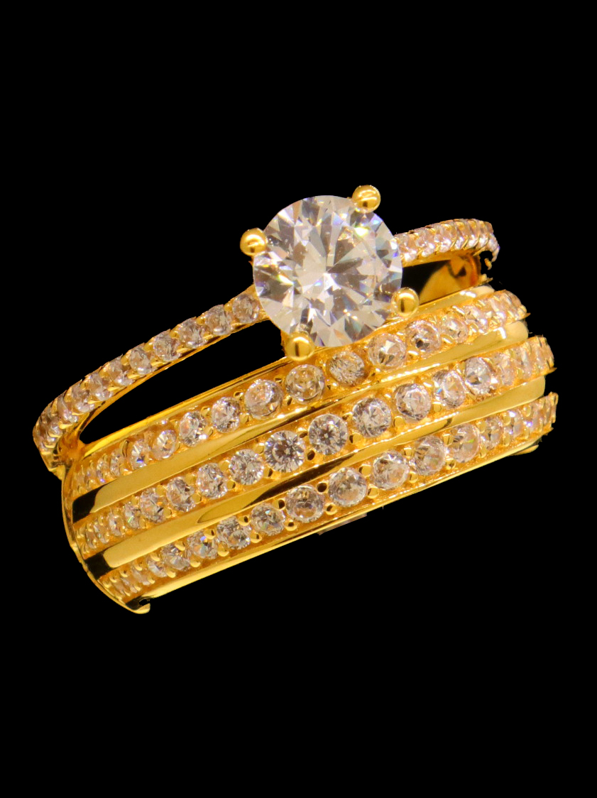 21K Gold Bridal Ring