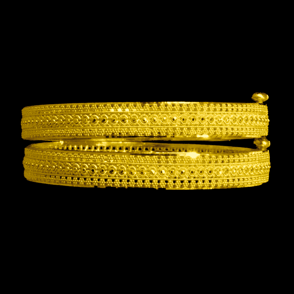 22K Gold Bangle Bracelet